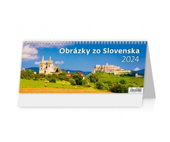 Stolový kalendár Obrázky zo Slovenska